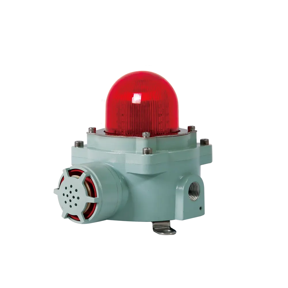 QNEB Ø82mm Flame Proof and Intrinsic Safety LED Beacon with Siren Buzzer