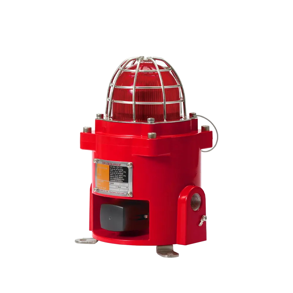 QNES-CR Ø92mm Explosion Proof LED Signal Beacon and Electronic Sounder – Cold Resistance Type